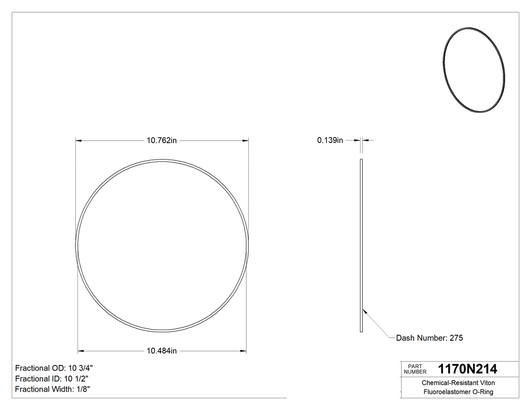 Technical drawing - 1170N214